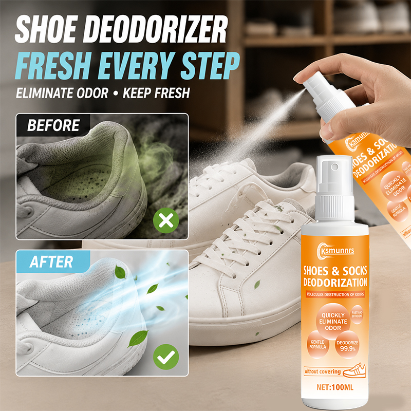 Sneaker Care Spray - Spray Deodorante per Piedi, Pulitore per