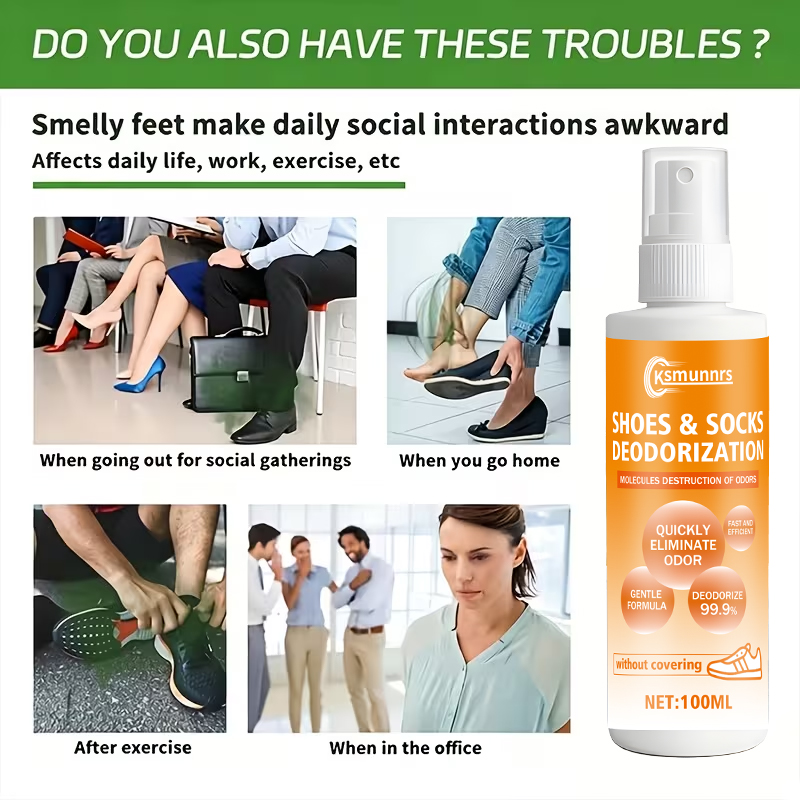 Spray Deodorante per Piedi, Pu - Sneaker Care Spray recensione e prezzo